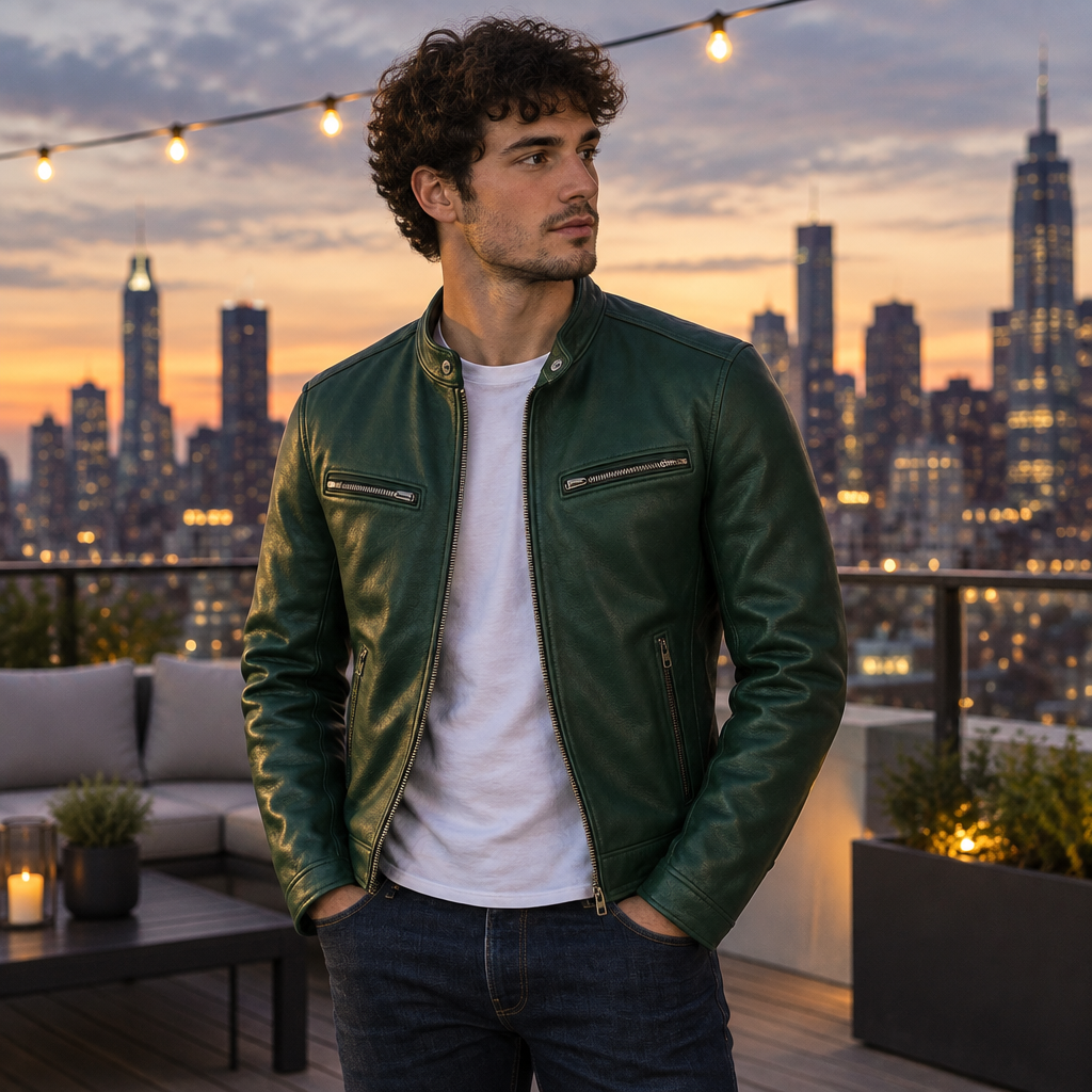 Renegade Men's Faux Leather Jacket, view 7