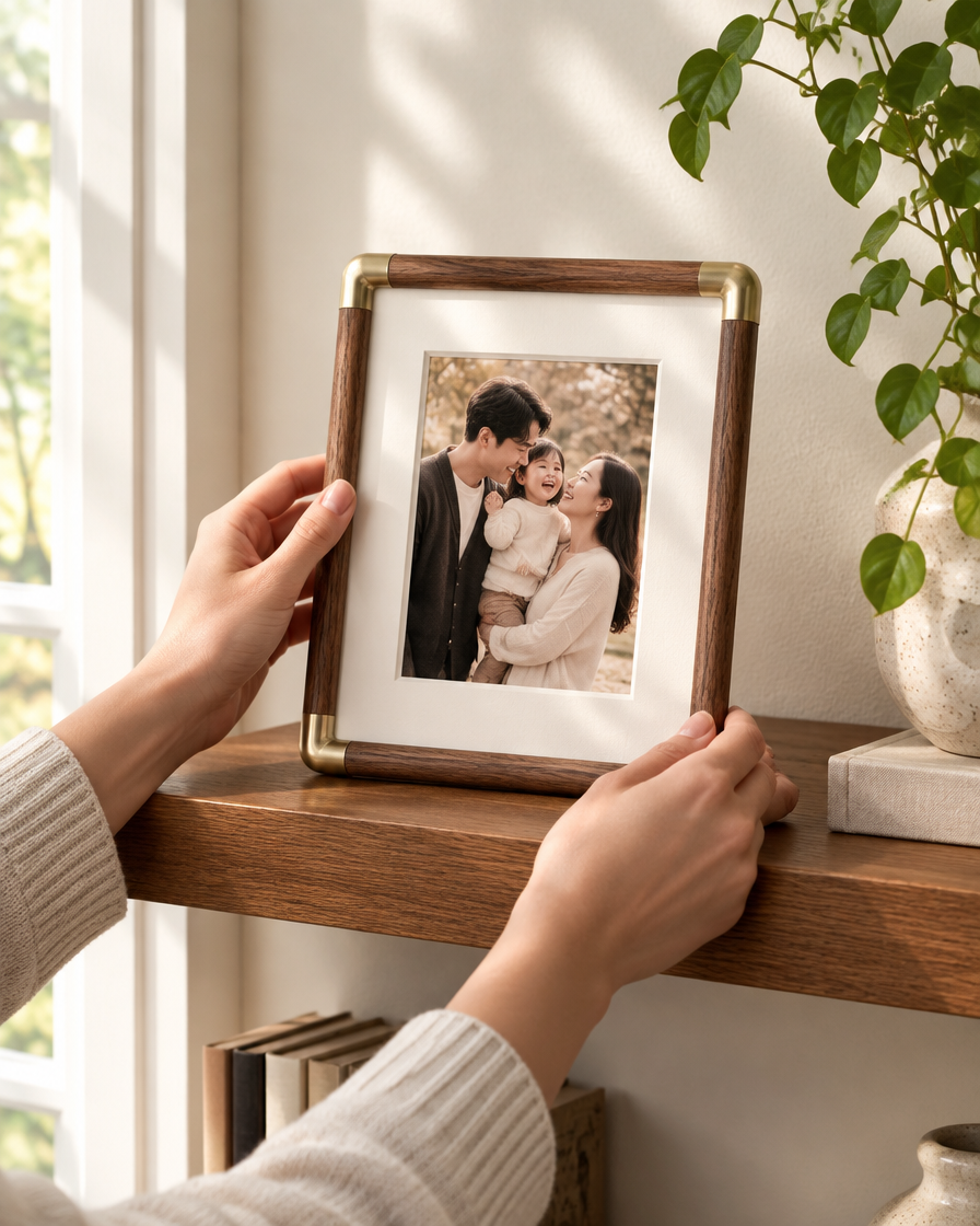 Heirloom Wood Picture Frame, view 2