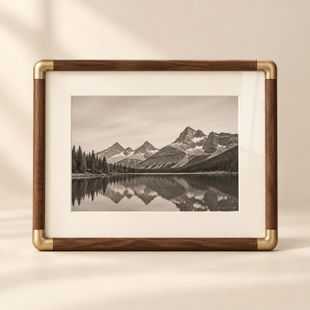 Heirloom Wood Picture Frame in Black Walnut
