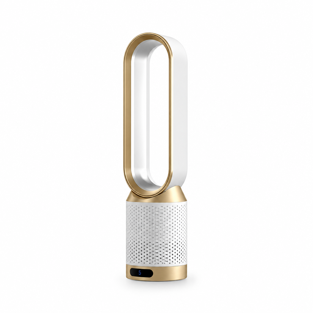 Quiet Air Purifier in Gold