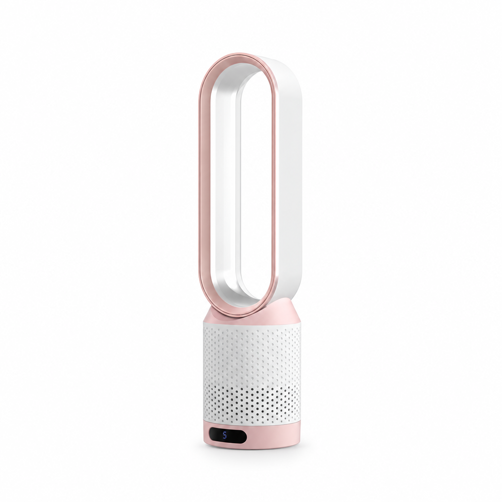 Quiet Air Purifier in Pink