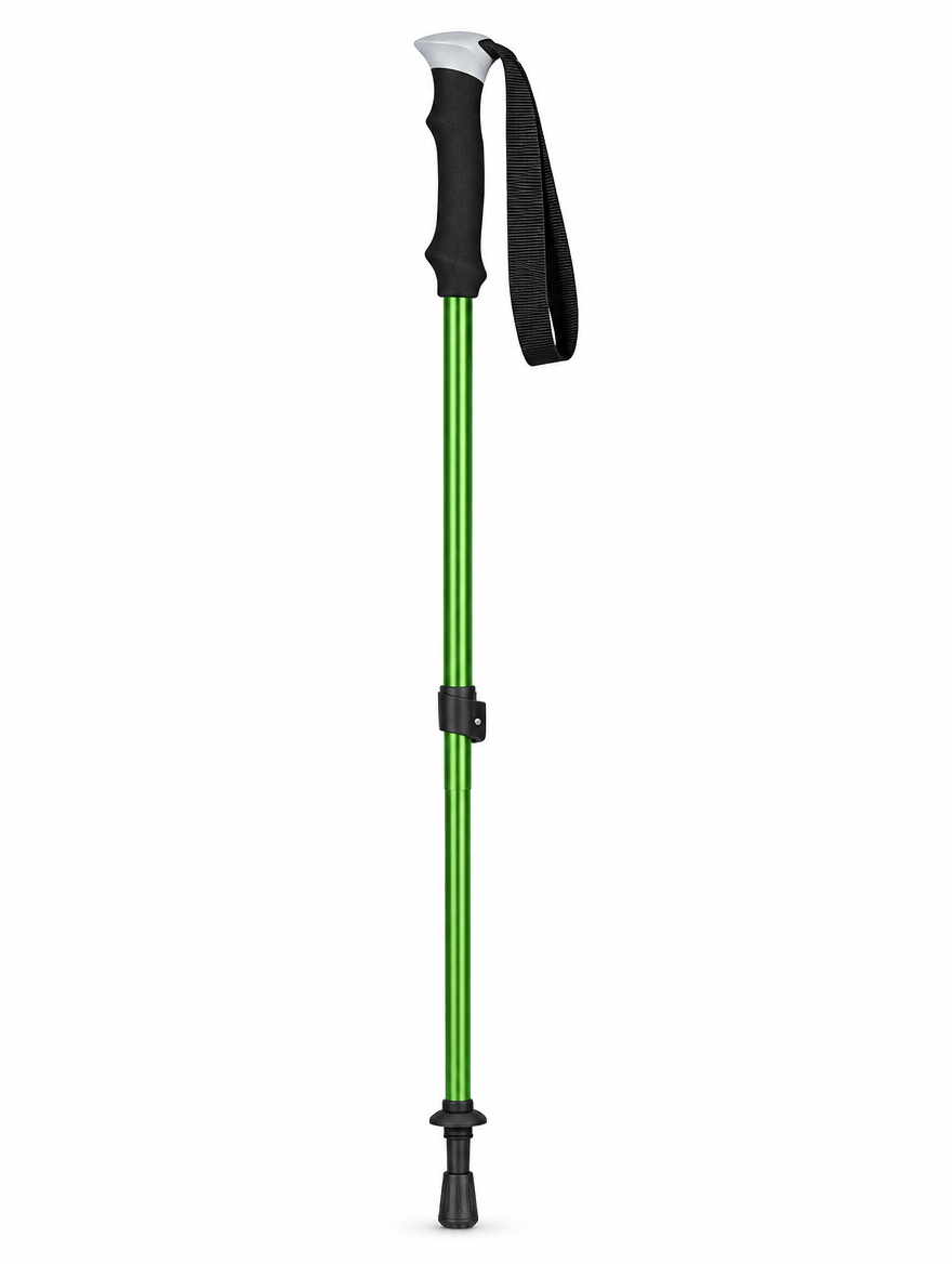 Lightweight Trekking Poles in Green