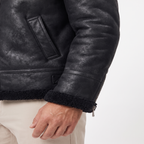Hartley men's faux leather jacket, view 6