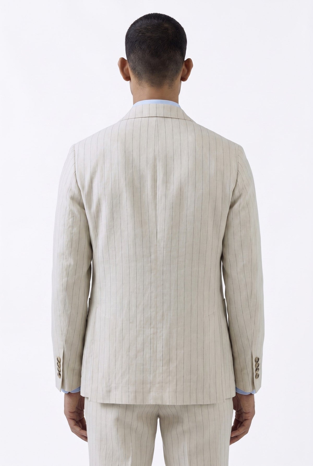 Positano men's linen blazer, view 9