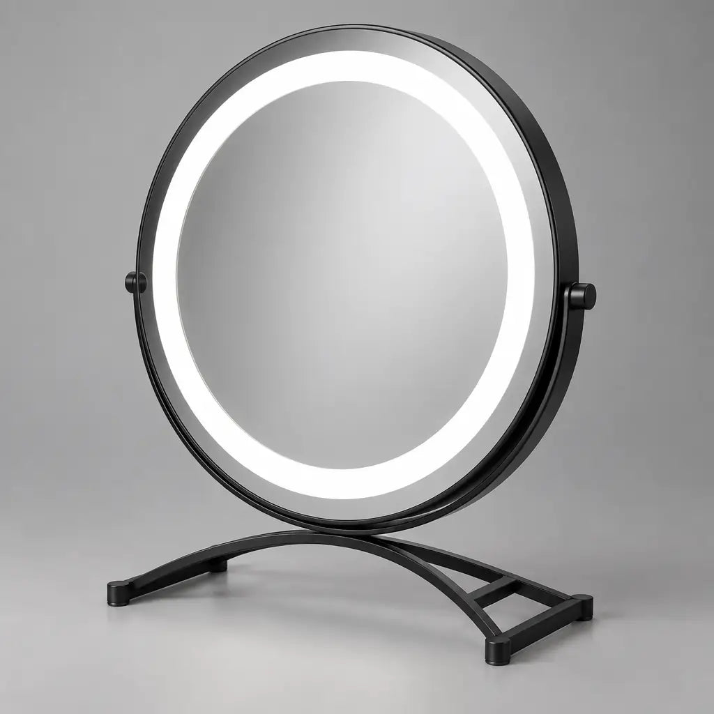 Halo Cordless LED Makeup Mirror with 360° Swivel, view 6