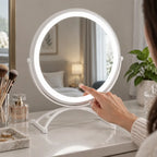 Halo Cordless LED Makeup Mirror with 360° Swivel, view 7