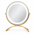 Halo Cordless LED Makeup Mirror with 360° Swivel in Gold