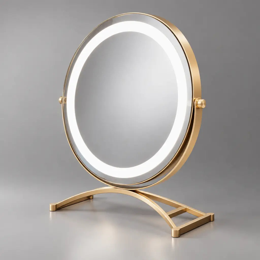 Halo Cordless LED Makeup Mirror with 360° Swivel, view 4