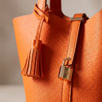 Structured Faux Leather Tote Bag for Women, view 2
