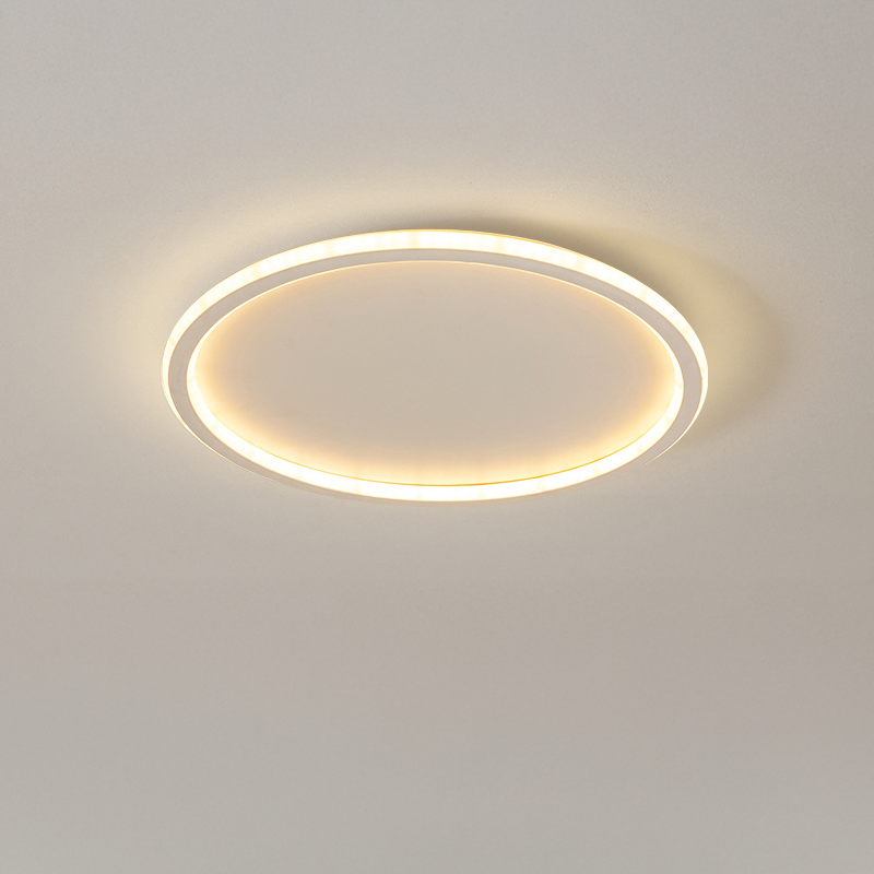 Halo Round LED Flush Mount Ceiling Light with soft diffusion