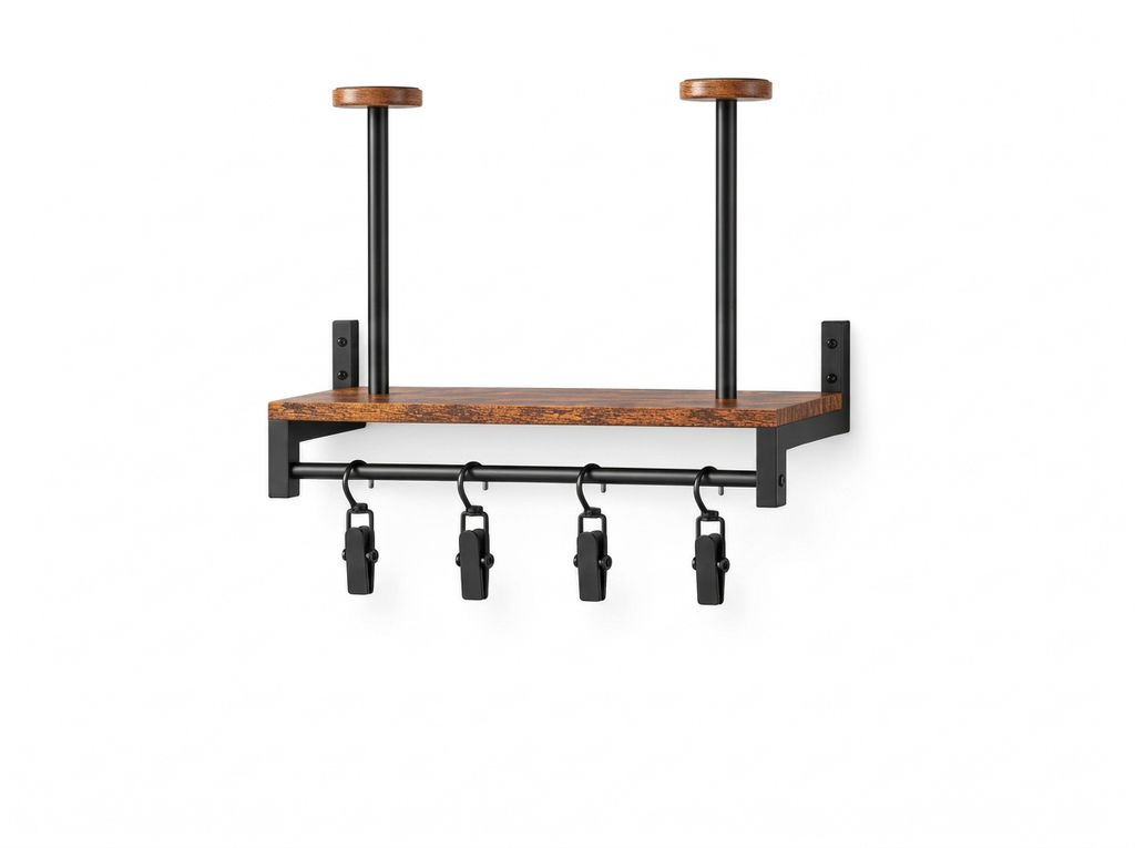Wall-Mounted Gear Rack for Helmets & Sports Equipment, view 5