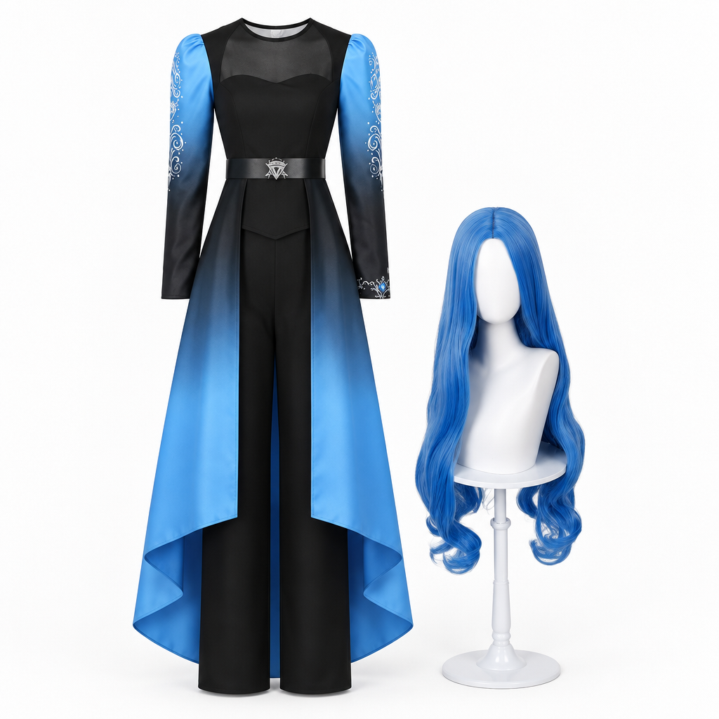 Princess Dress-Up Costume Set with costume and wig