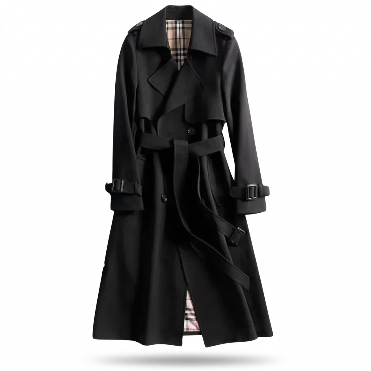 Kensington women's trench coat in Black