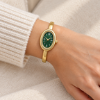 Aurora Oval Bangle Watch