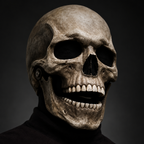 Full Head Skull Mask with Movable Jaw, view 4