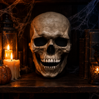 Full Head Skull Mask with Movable Jaw, view 3