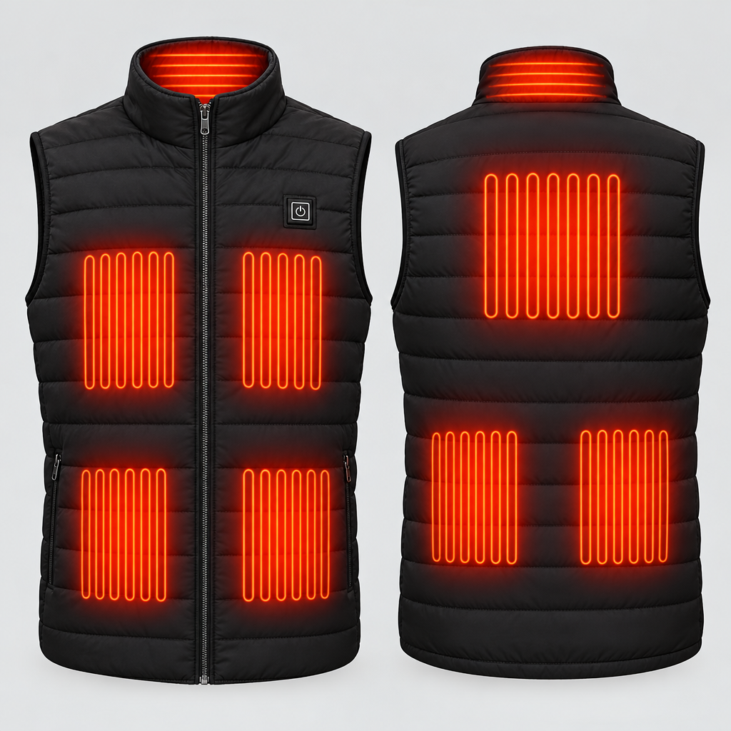 Heated Vest with Adjustable Warmth Settings