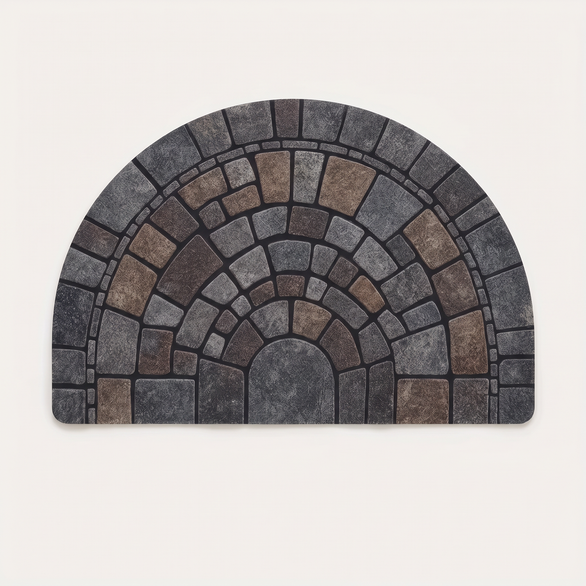 Semi-Round Door Mat with Non-Slip Backing, view 3