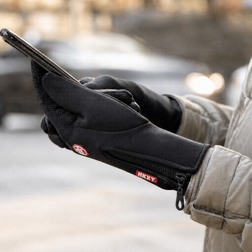 Brecon men's water-resistant winter gloves