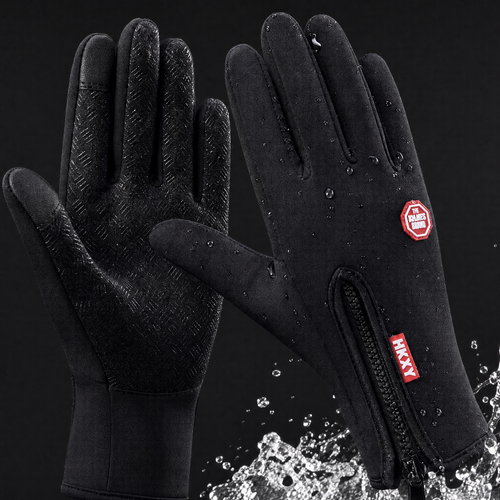 Brecon men's water-resistant winter gloves, view 2