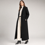Langham women's longline tailored maxi coat, view 2