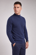 Hendrix men's cotton mock neck jumper, view 11