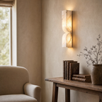 Capri Alabaster LED Wall Sconce, view 3