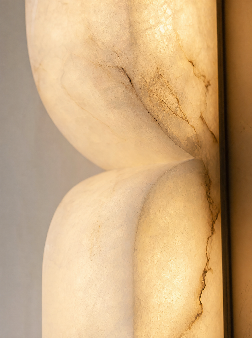 Capri Alabaster LED Wall Sconce, view 2