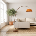 Haven Arc Floor Lamp with Dome Shade, view 4