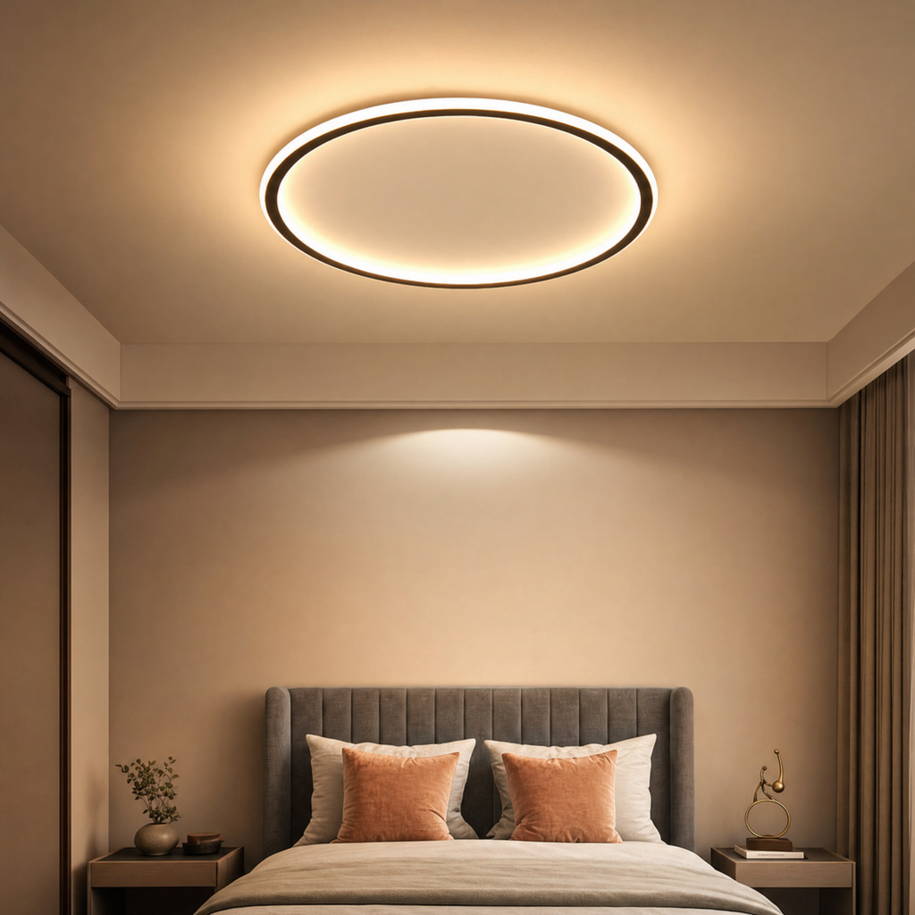 Halo Round LED Flush Mount Ceiling Light