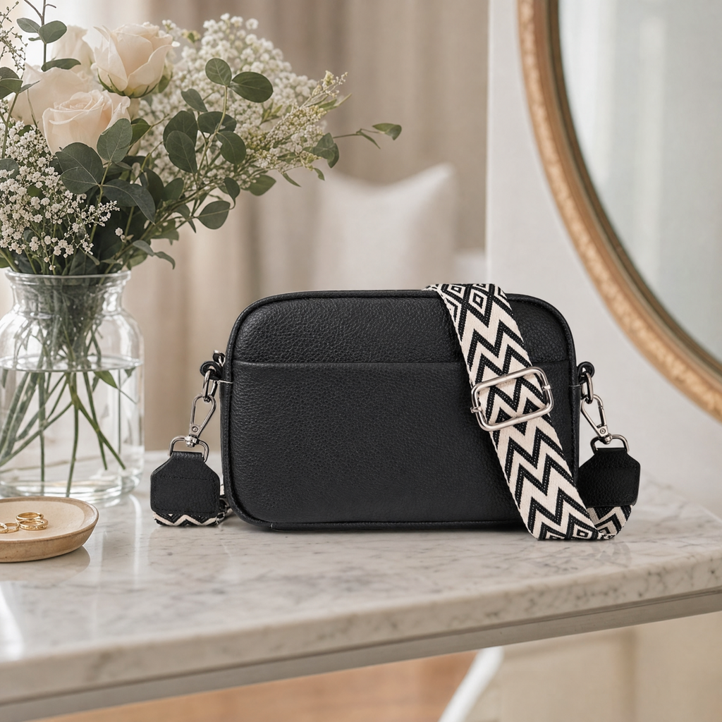Harlow Faux Leather Crossbody Bag