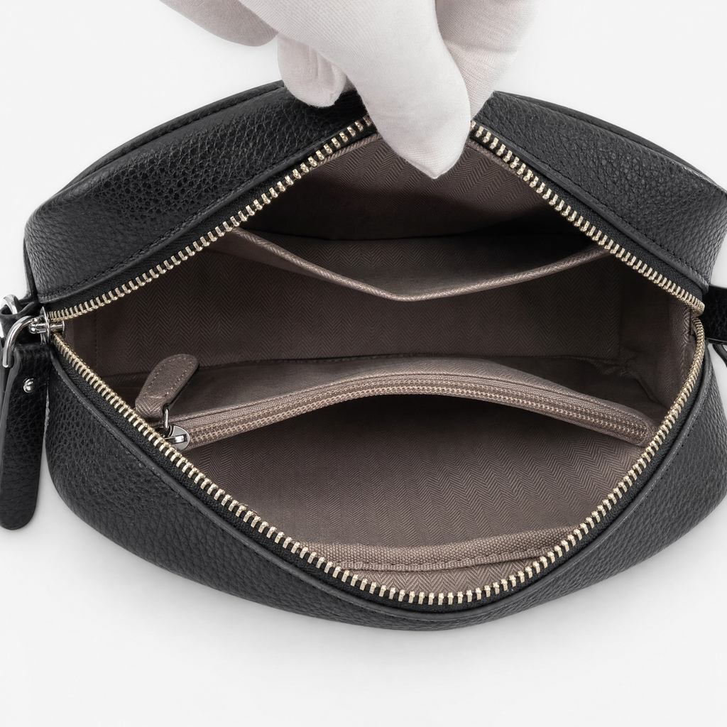 Harlow Faux Leather Crossbody Bag, view 6