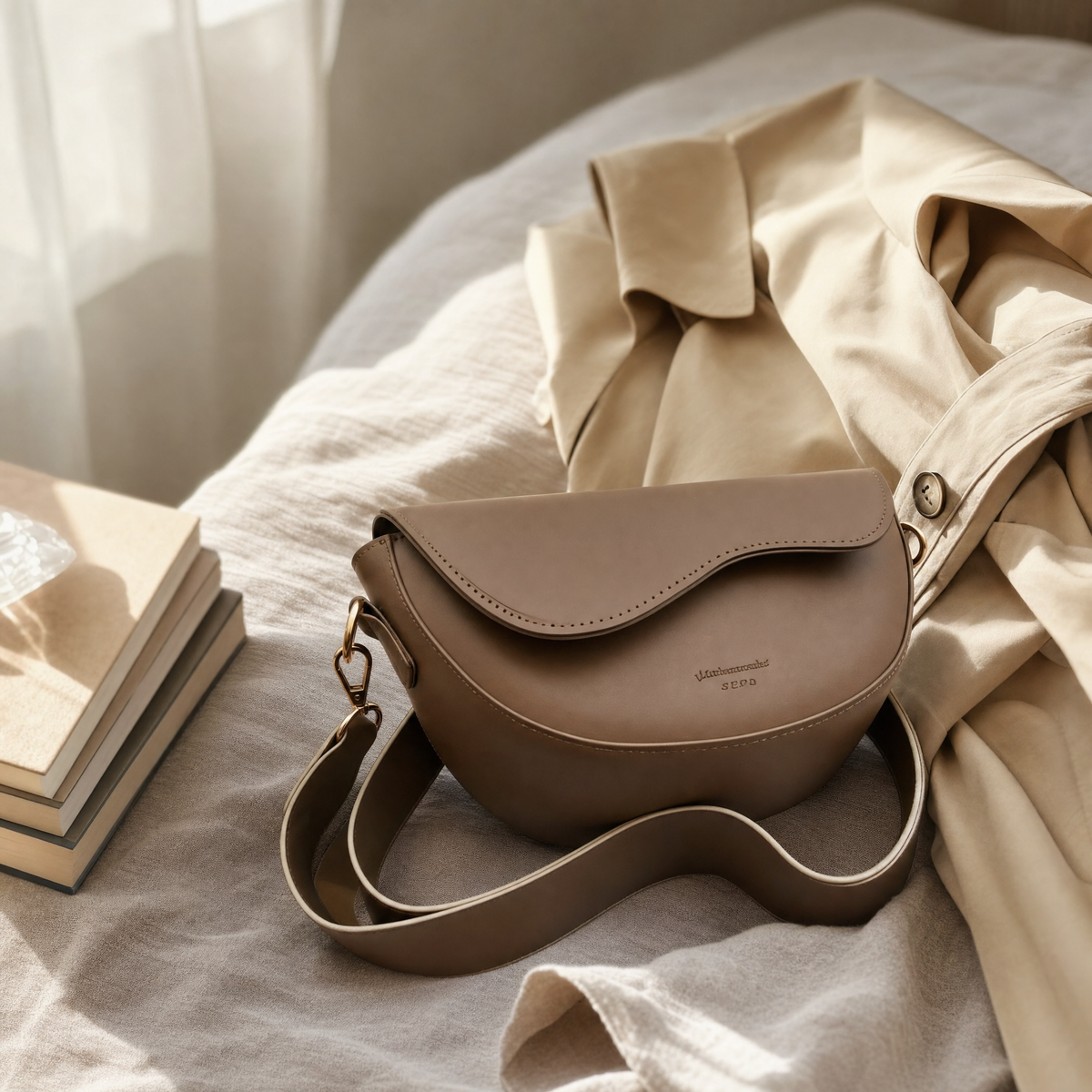Briar Faux Leather Crossbody Bag
