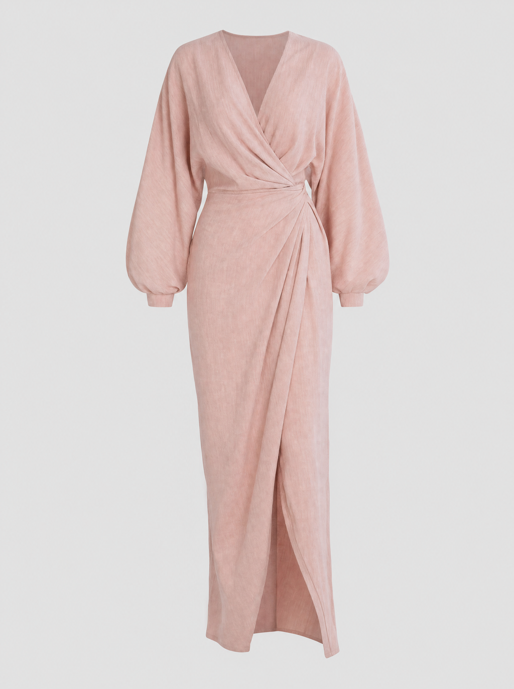 Adalina women's linen blend maxi dress in Pink