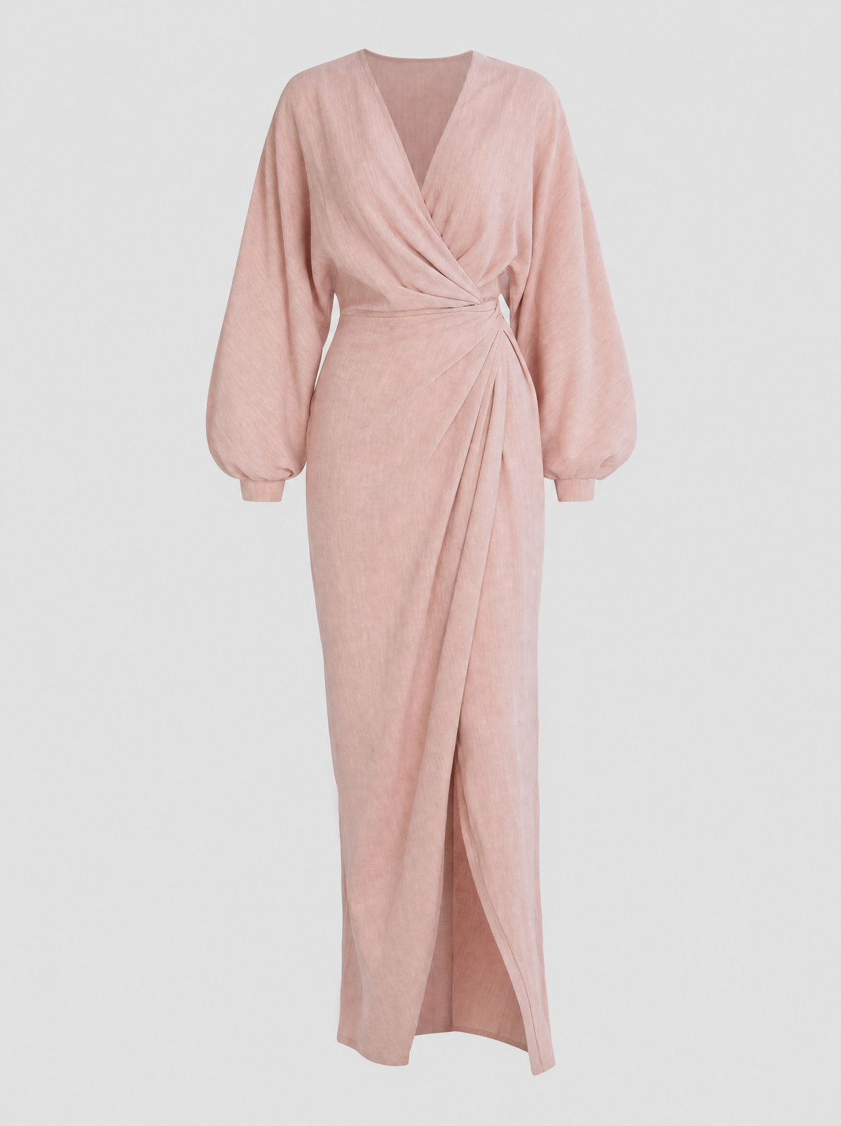 Adalina women's linen blend maxi dress in Pink