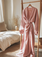Adalina women's linen blend maxi dress, view 2