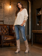 Dakota women's faux leather cowboy boots