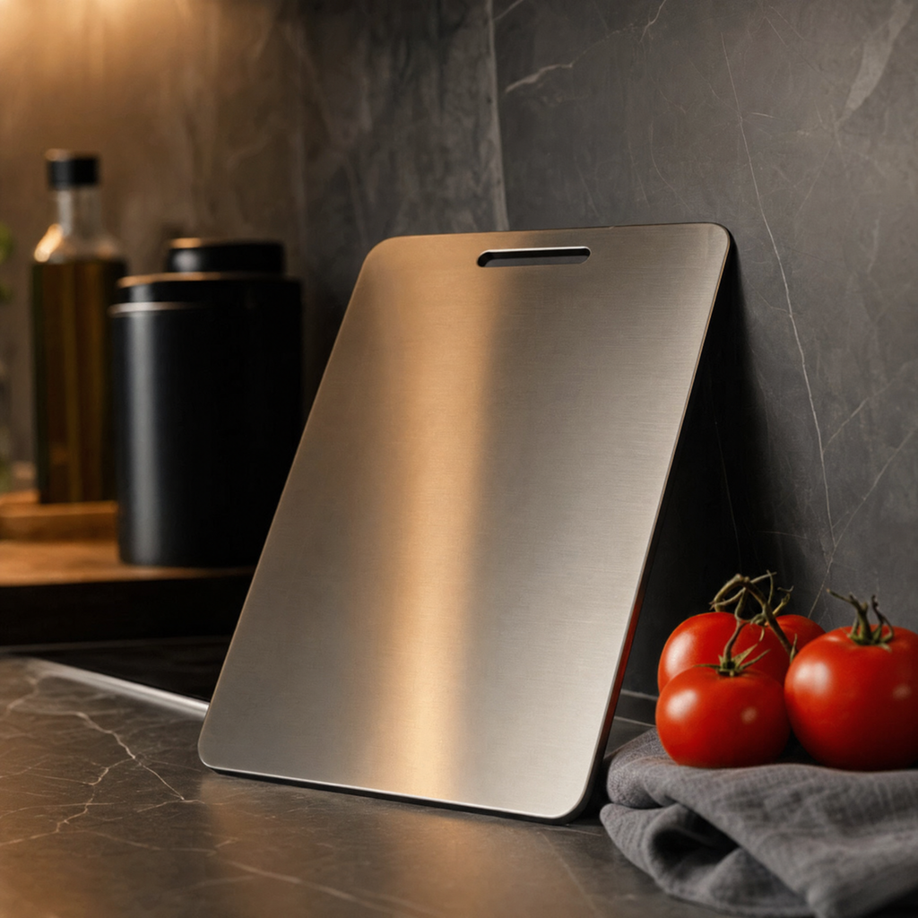 Kelsall Stainless Steel Chopping Board with Non-Porous Surface, view 2