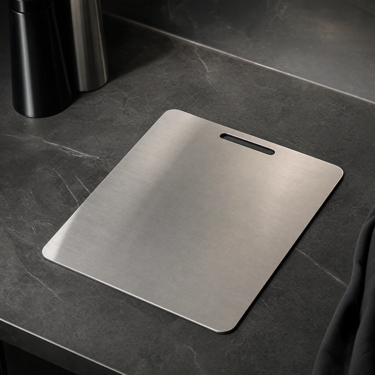 Kelsall Stainless Steel Chopping Board with Non-Porous Surface, view 6
