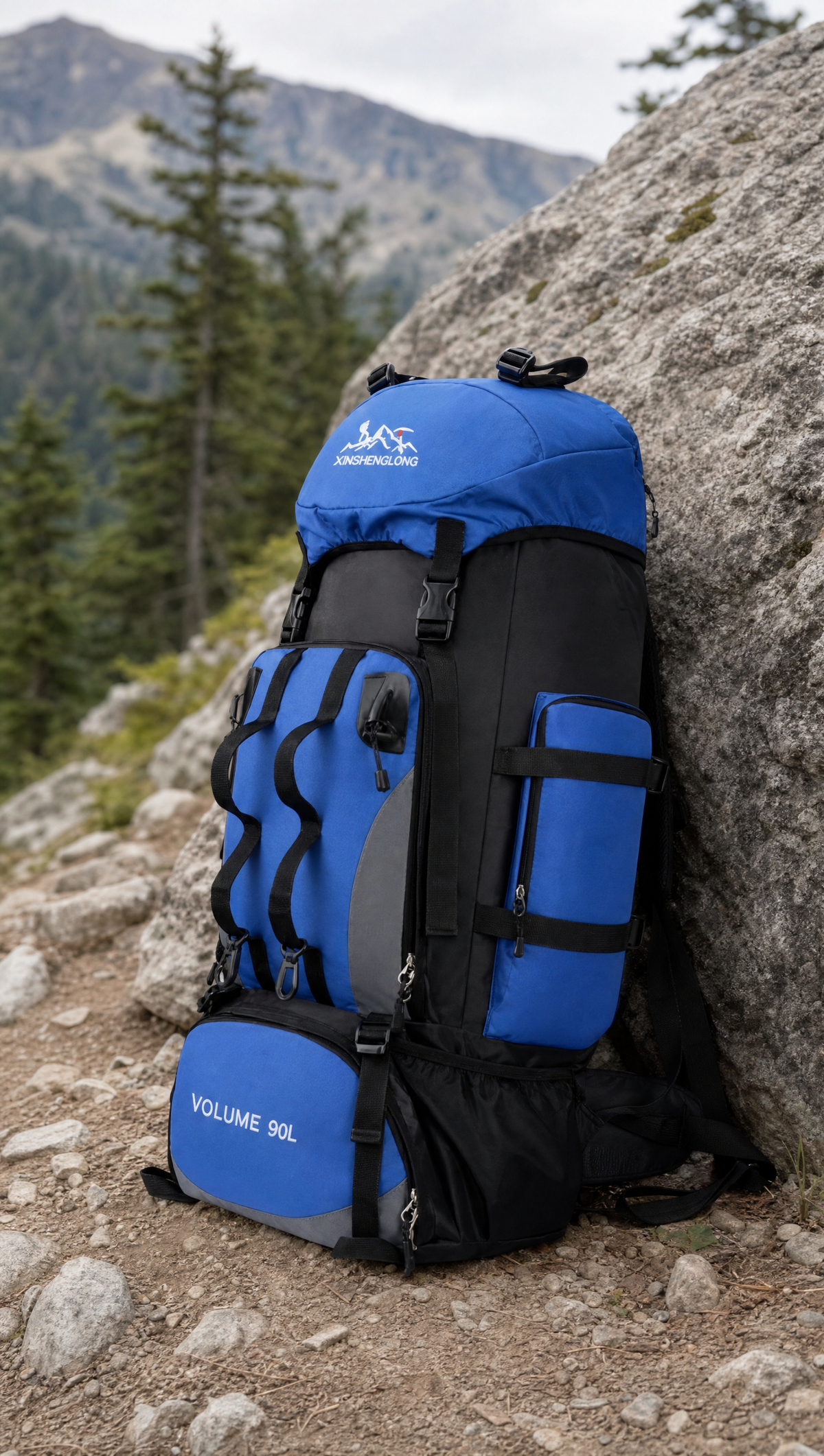 Explorer 90L Water-Resistant Hiking Backpack