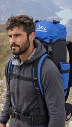 Explorer 90L Water-Resistant Hiking Backpack, view 3