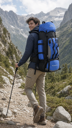 Explorer 90L Water-Resistant Hiking Backpack, view 2