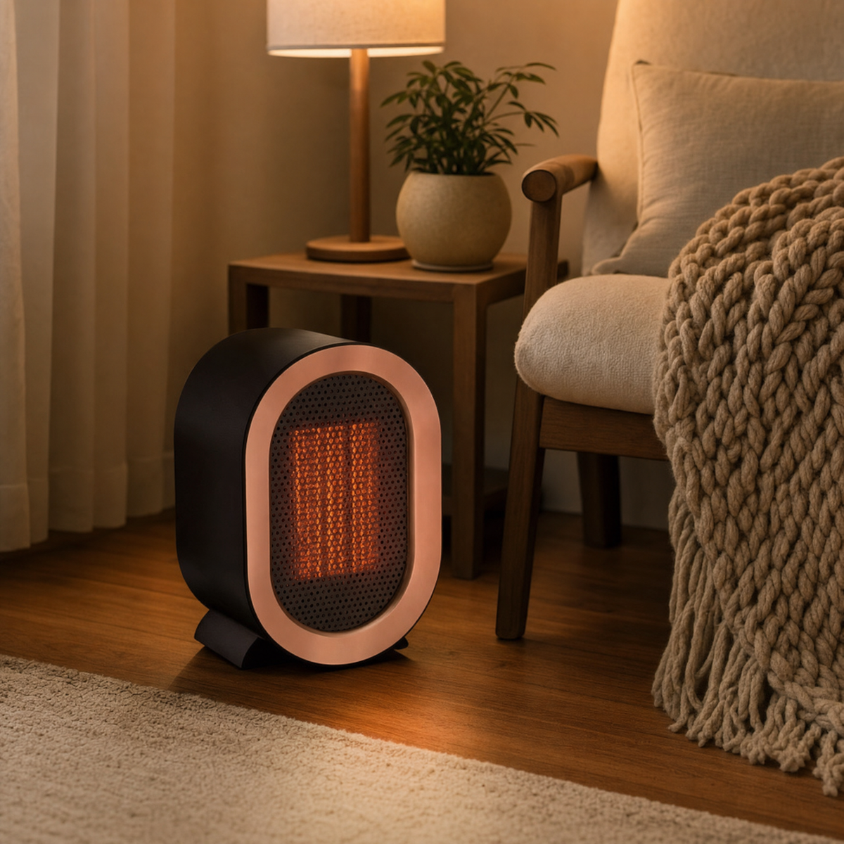 Ember Glow Compact Electric Heater