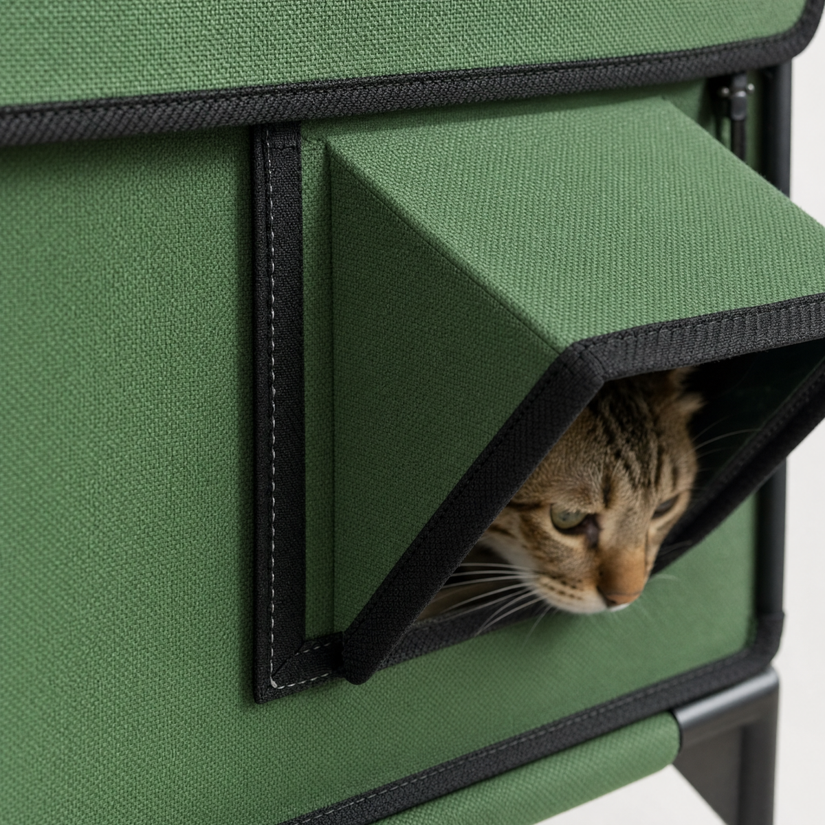 Winterbourne Heated Outdoor Cat House with Insulation & Escape Door, view 2