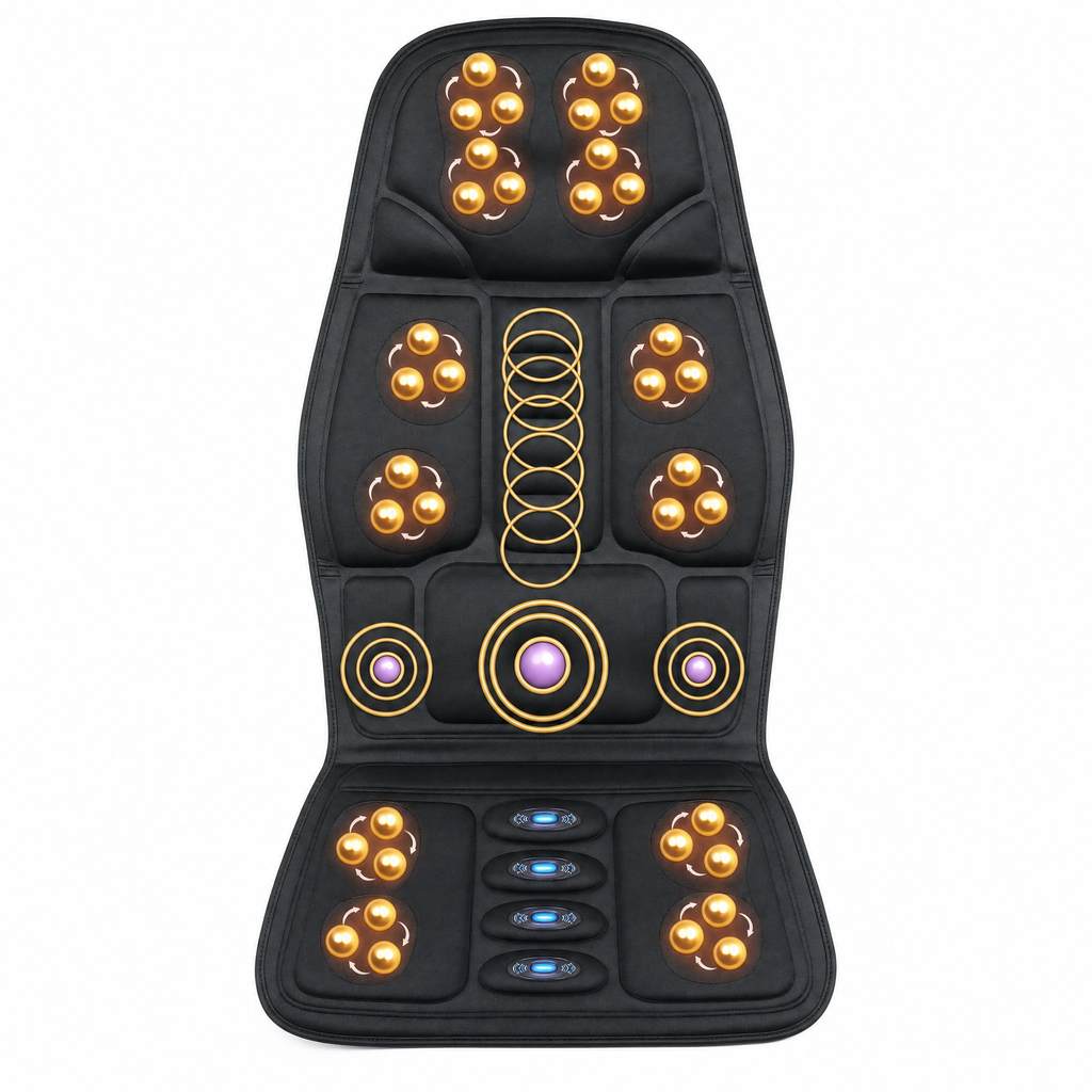 Zenflow Shiatsu Massage Chair Cushion with Heat, view 5