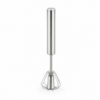 Quickwhip Semi-Automatic Stainless Steel Whisk, view 4
