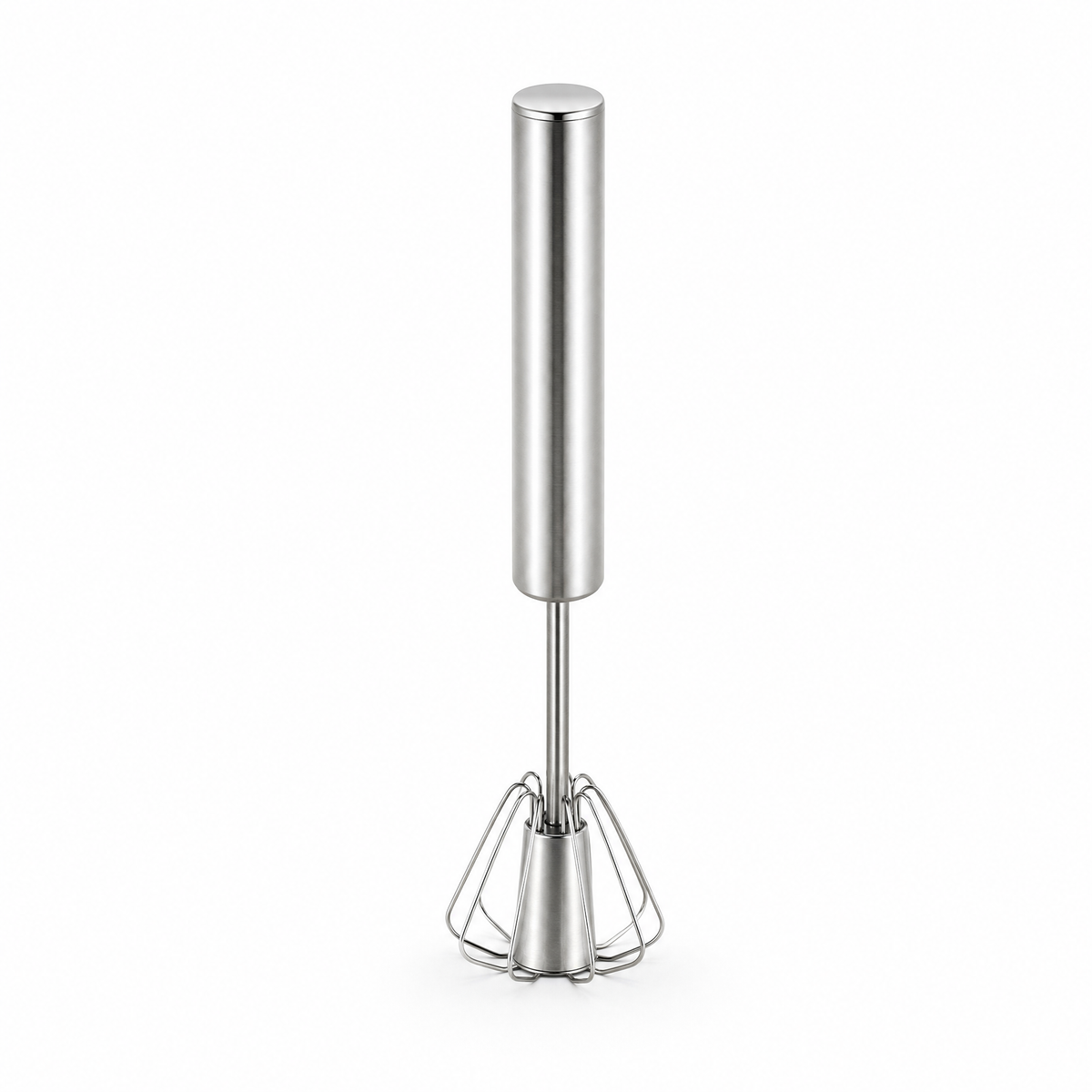 Quickwhip Semi-Automatic Stainless Steel Whisk, view 4