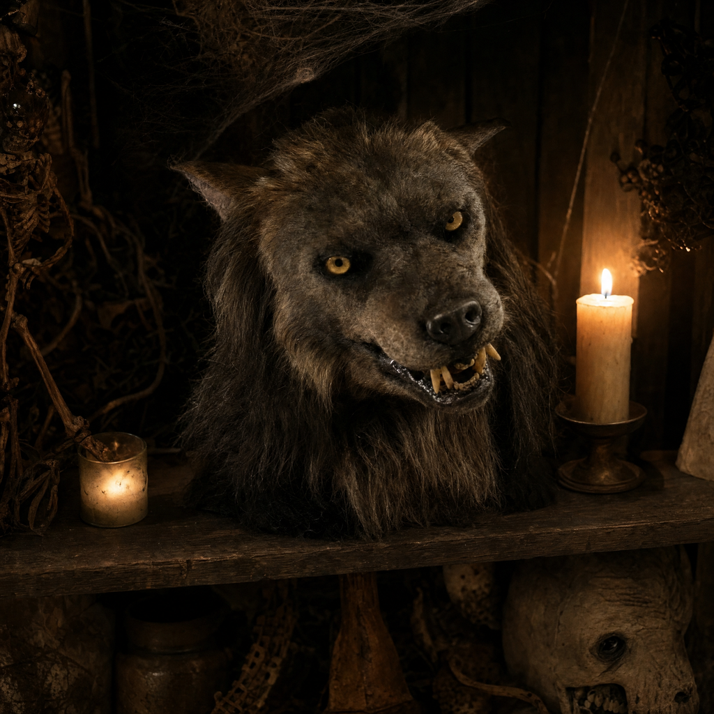 Nightfang Scary Wolf Mask with 360-Degree Flexibility, view 2