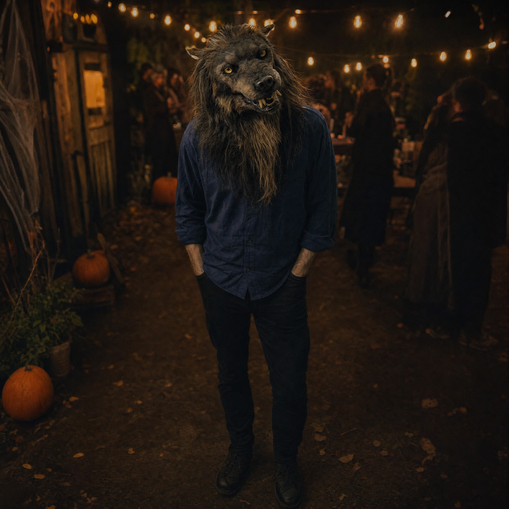 Nightfang Scary Wolf Mask with 360-Degree Flexibility, view 5