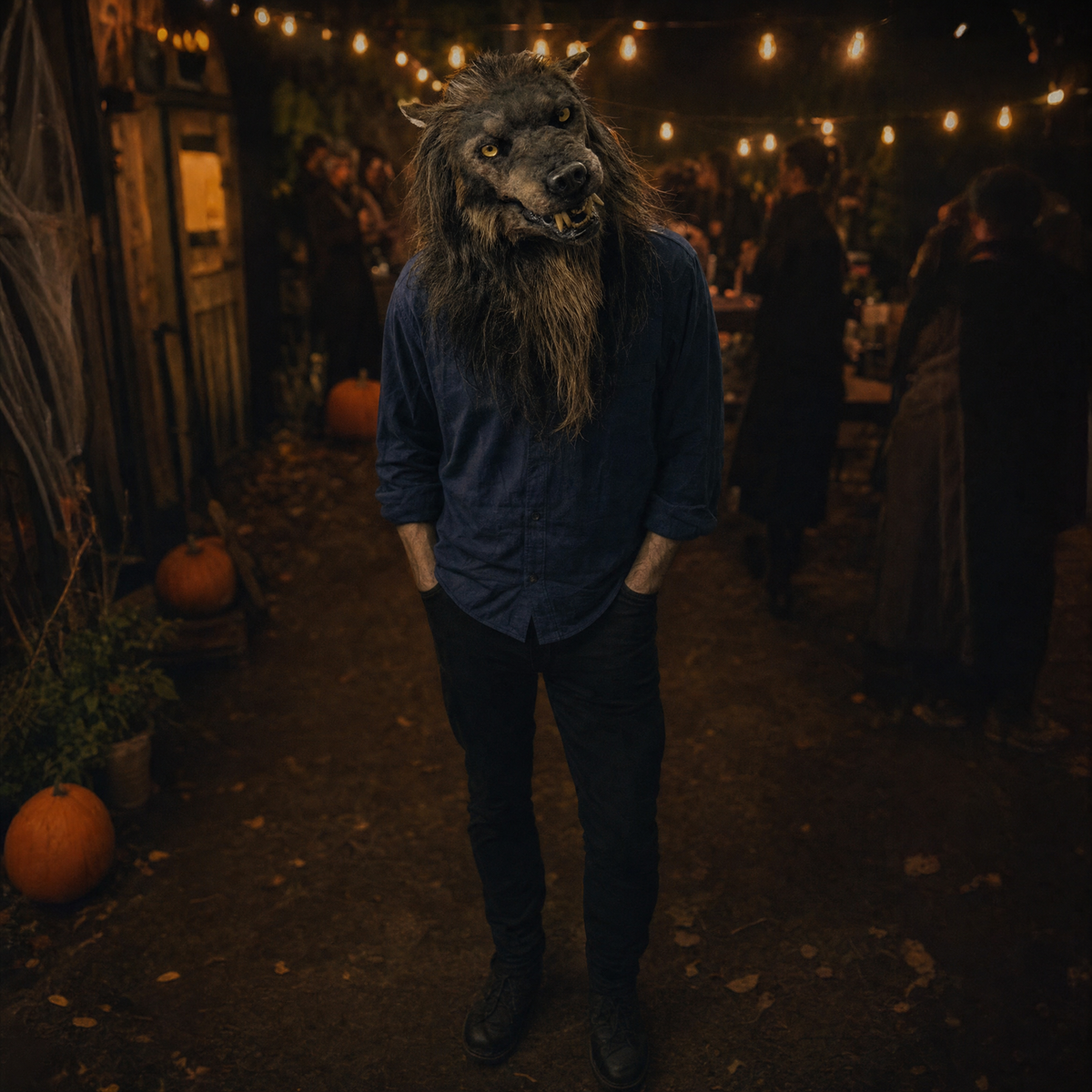 Nightfang Scary Wolf Mask with 360-Degree Flexibility, view 5